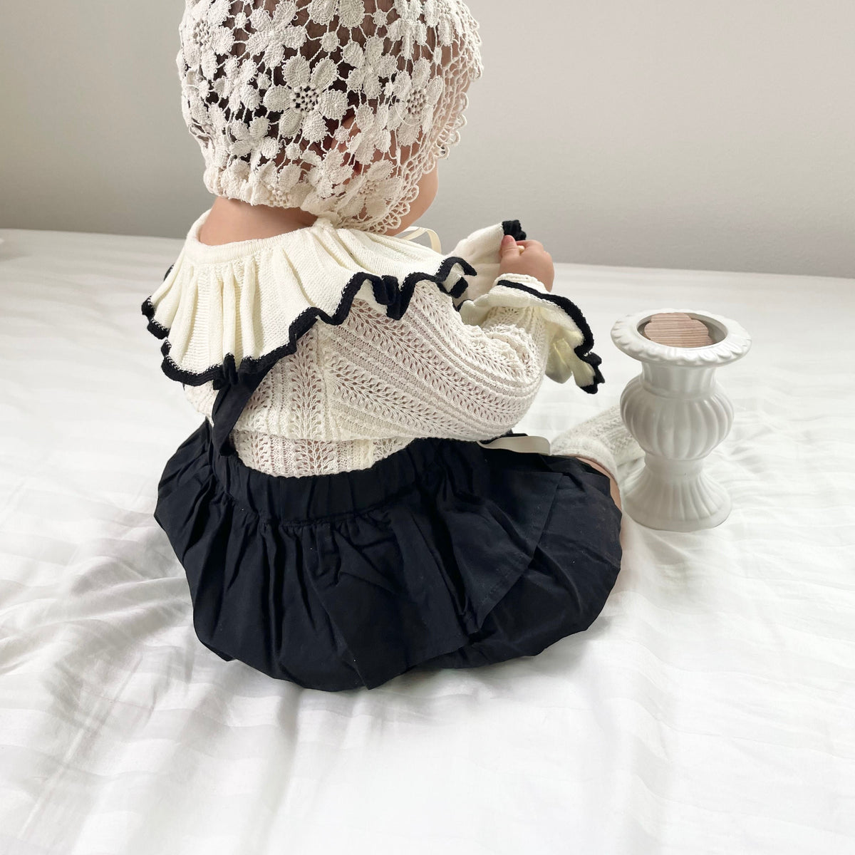 【くー】maisonmarelle サスペンダー付きブルマ pairmanon サスペンダー付きブルマ 70 ブラック - メルカリ