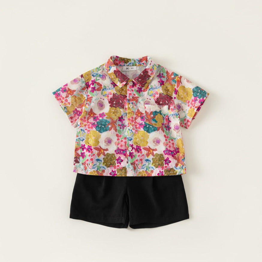 【BABY】お洒落アロハシャツセットアップ(半袖) CawaKomostore