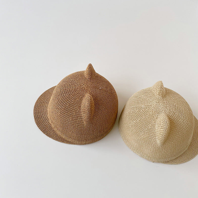 【帽子】熊耳の麦わら帽子 CawaKomostore