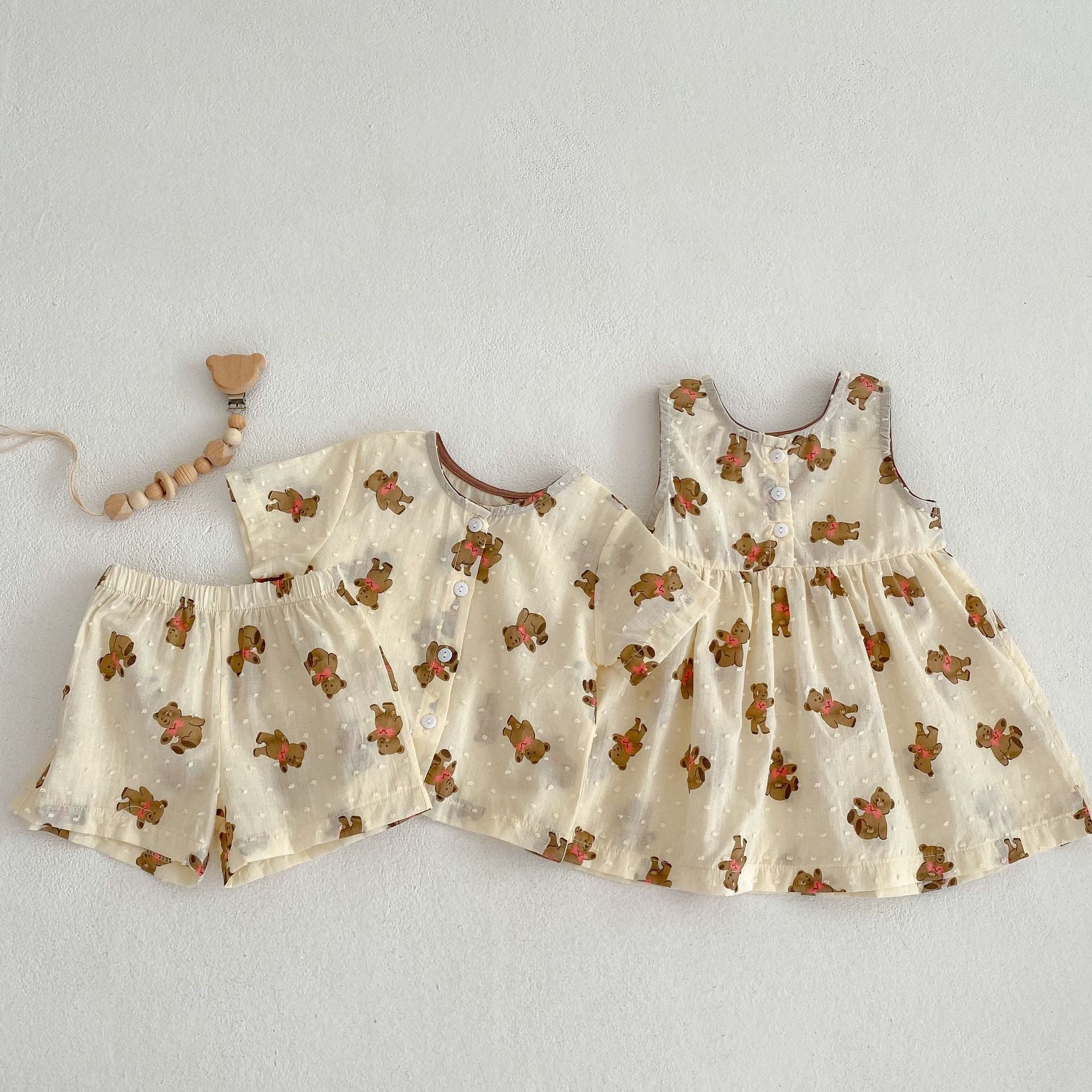 【BABY】 テディベアセットアップ CawaKomostore