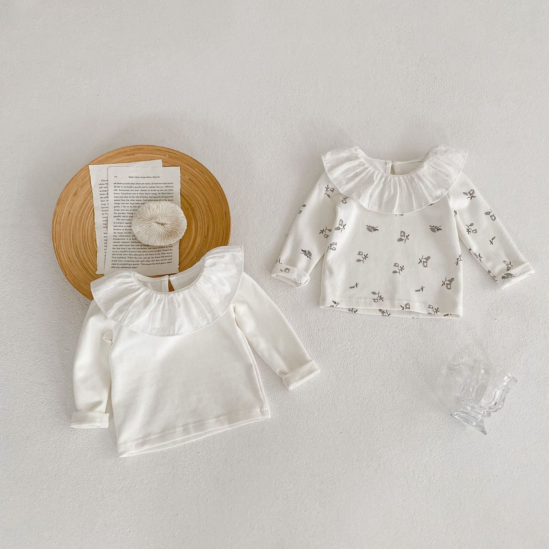 【BABY】フリル 2style ロングティ Plain / Flower CawaKomostore