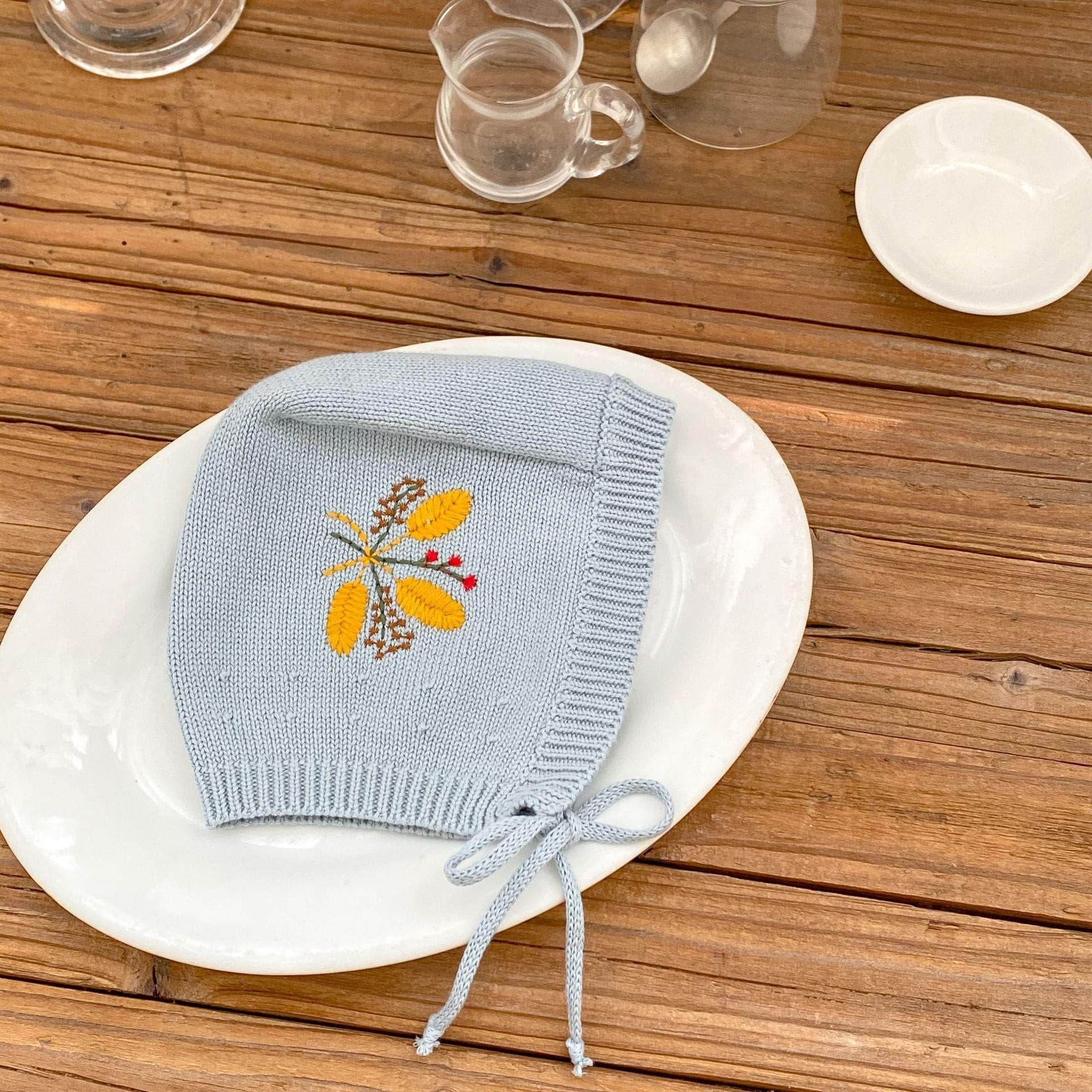【BABY】アカシアカーディガン＋ボンネット CawaKomostore