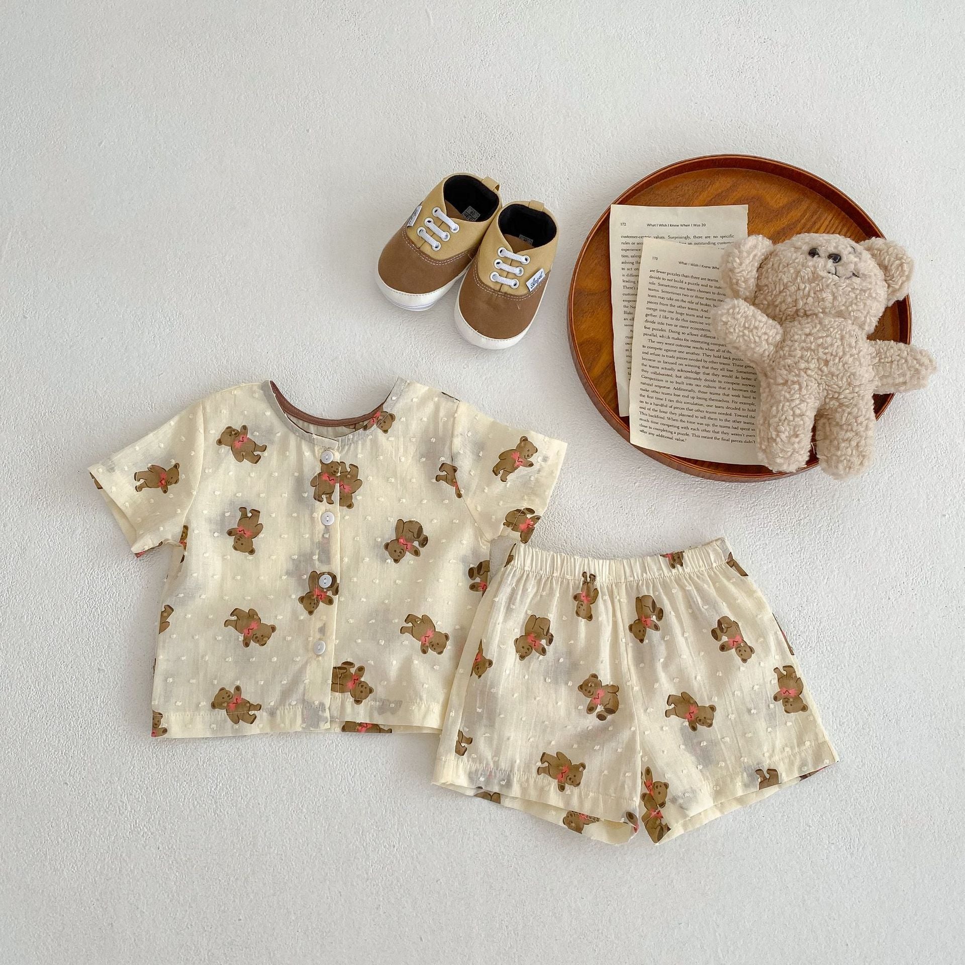 【BABY】 テディベアセットアップ CawaKomostore