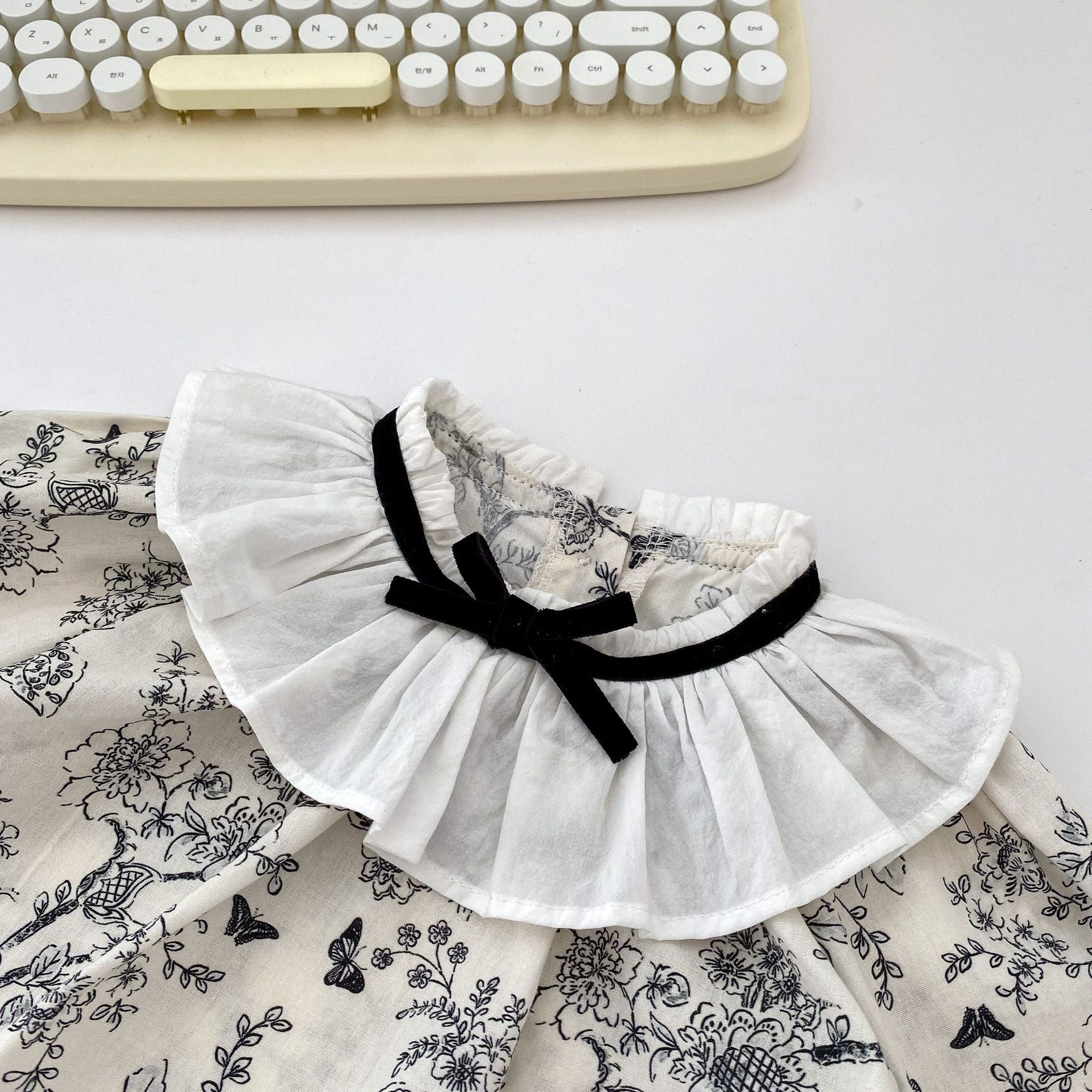 【BABY】ボタニカル柄レトロ ブラウス＆ブルマ CawaKomostore