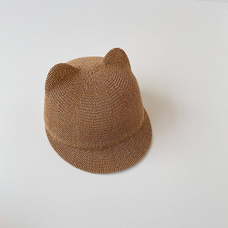 【帽子】熊耳の麦わら帽子 CawaKomostore
