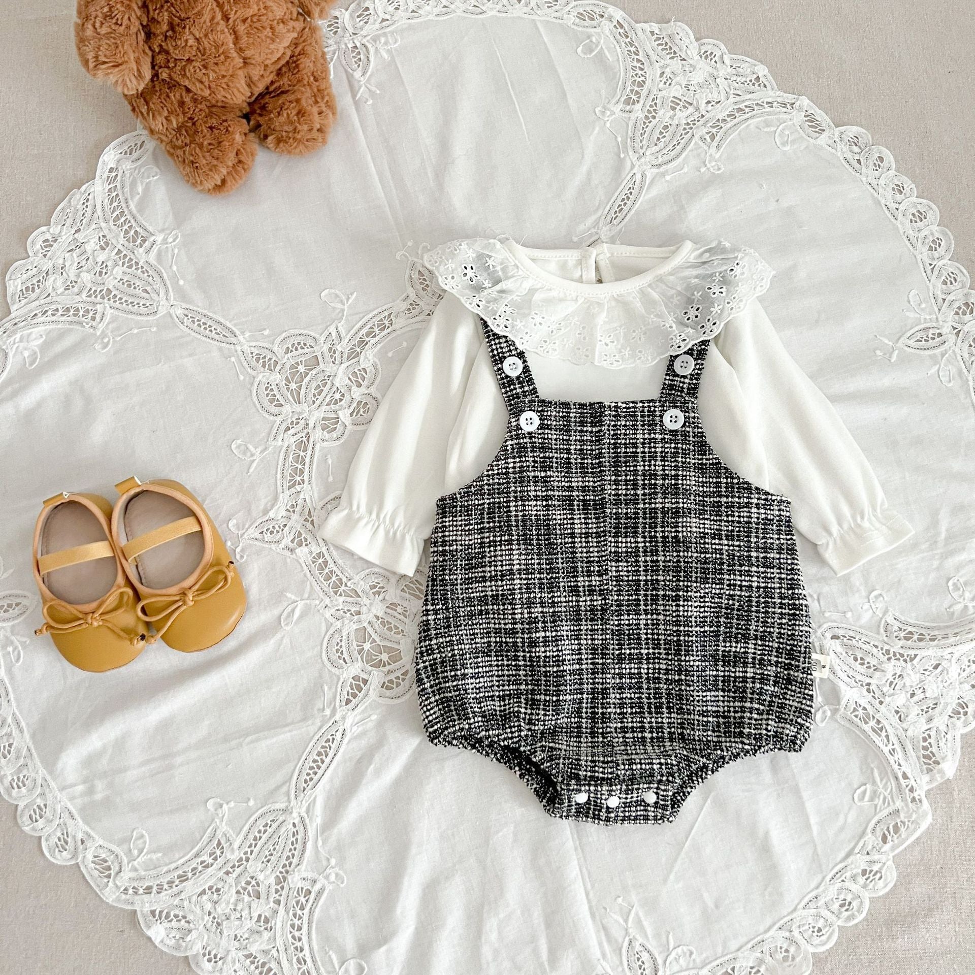 【BABY】ジャガードサロペット CawaKomostore