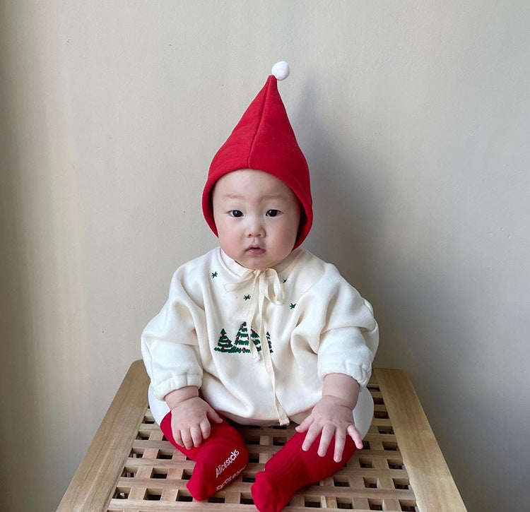 【クリスマス】ツリーデザイン ロンパース CawaKomostore
