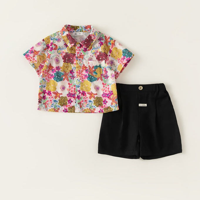 【BABY】お洒落アロハシャツセットアップ(半袖) CawaKomostore