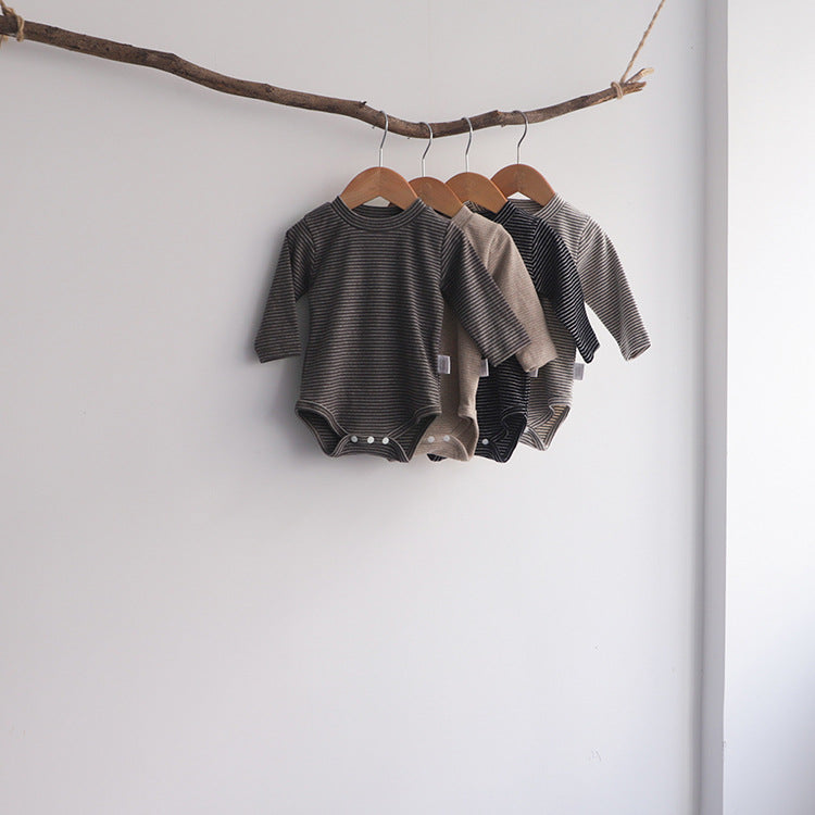 【BABY】シンプル無地・ボーダー　ロンパース / ボトムス/帽子 CawaKomostore
