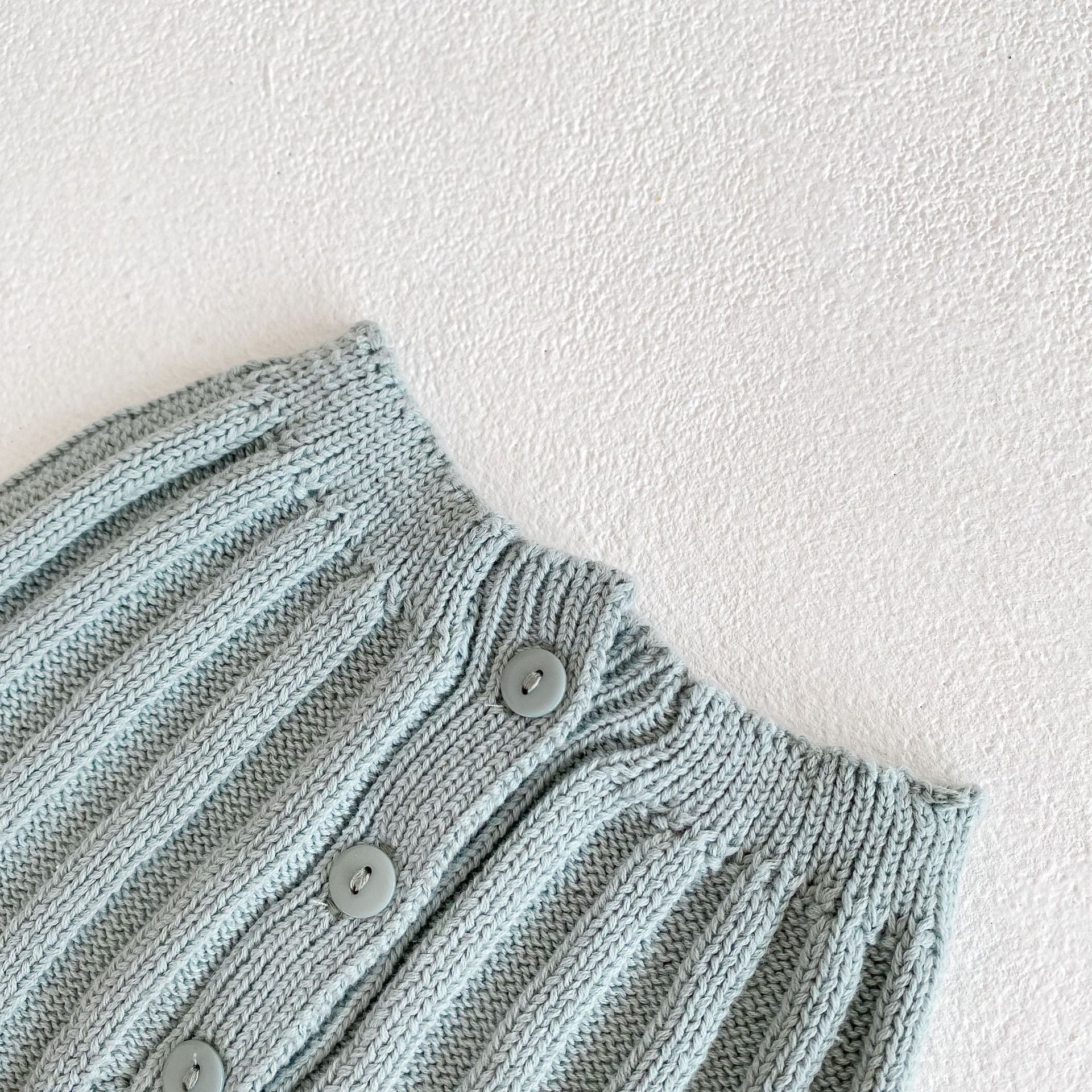 【BABY】フラワーニットセットアップ(ブルー) CawaKomostore