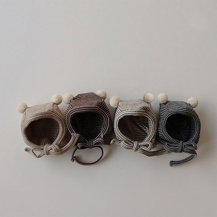 【BABY】シンプル無地・ボーダー　ロンパース / ボトムス/帽子 CawaKomostore