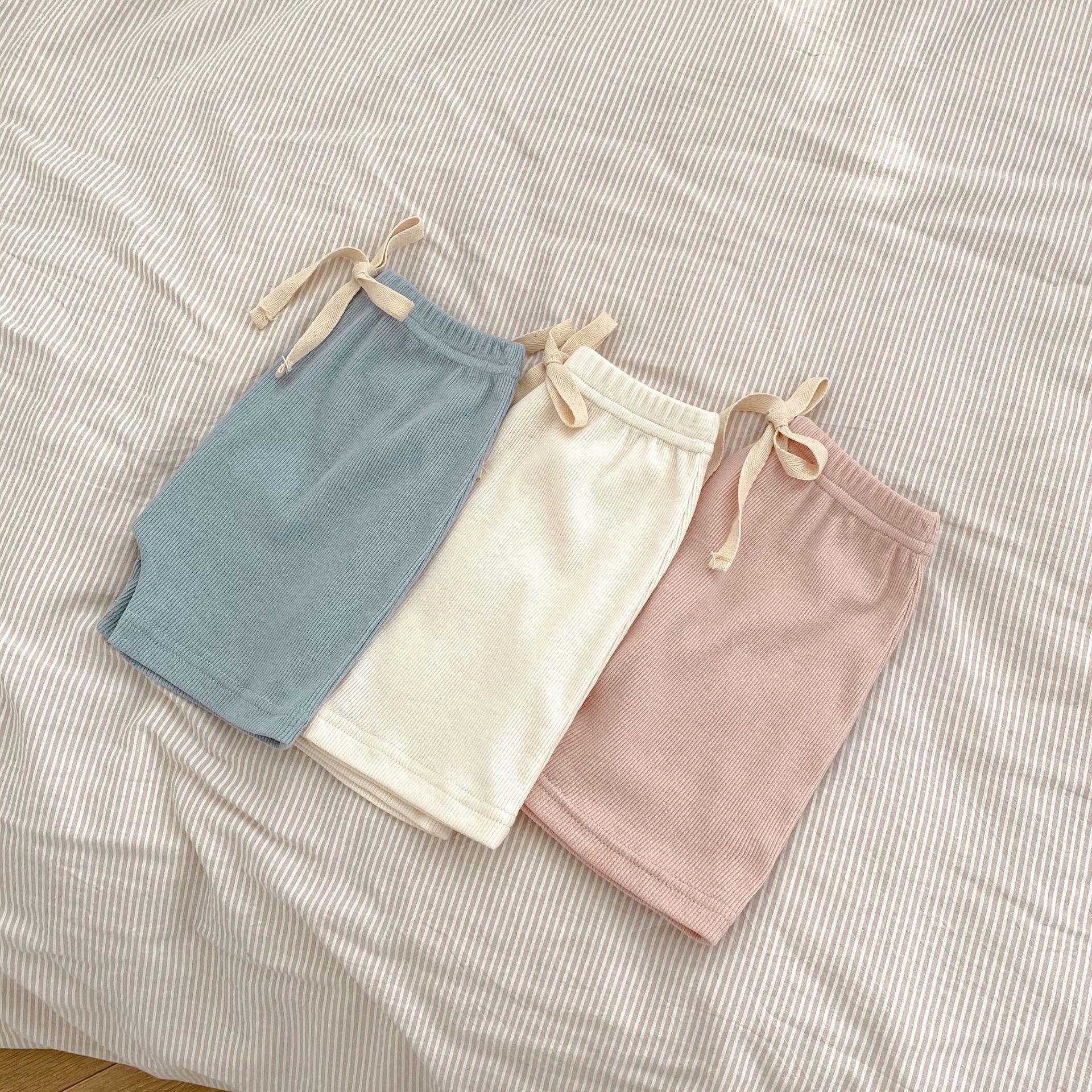【BABY】コットンシンプルデザイン短パン CawaKomostore
