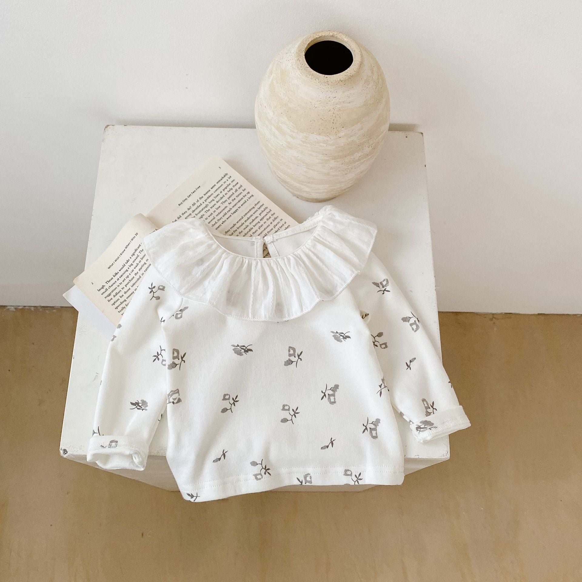 【BABY】フリル 2style ロングティ Plain / Flower CawaKomostore