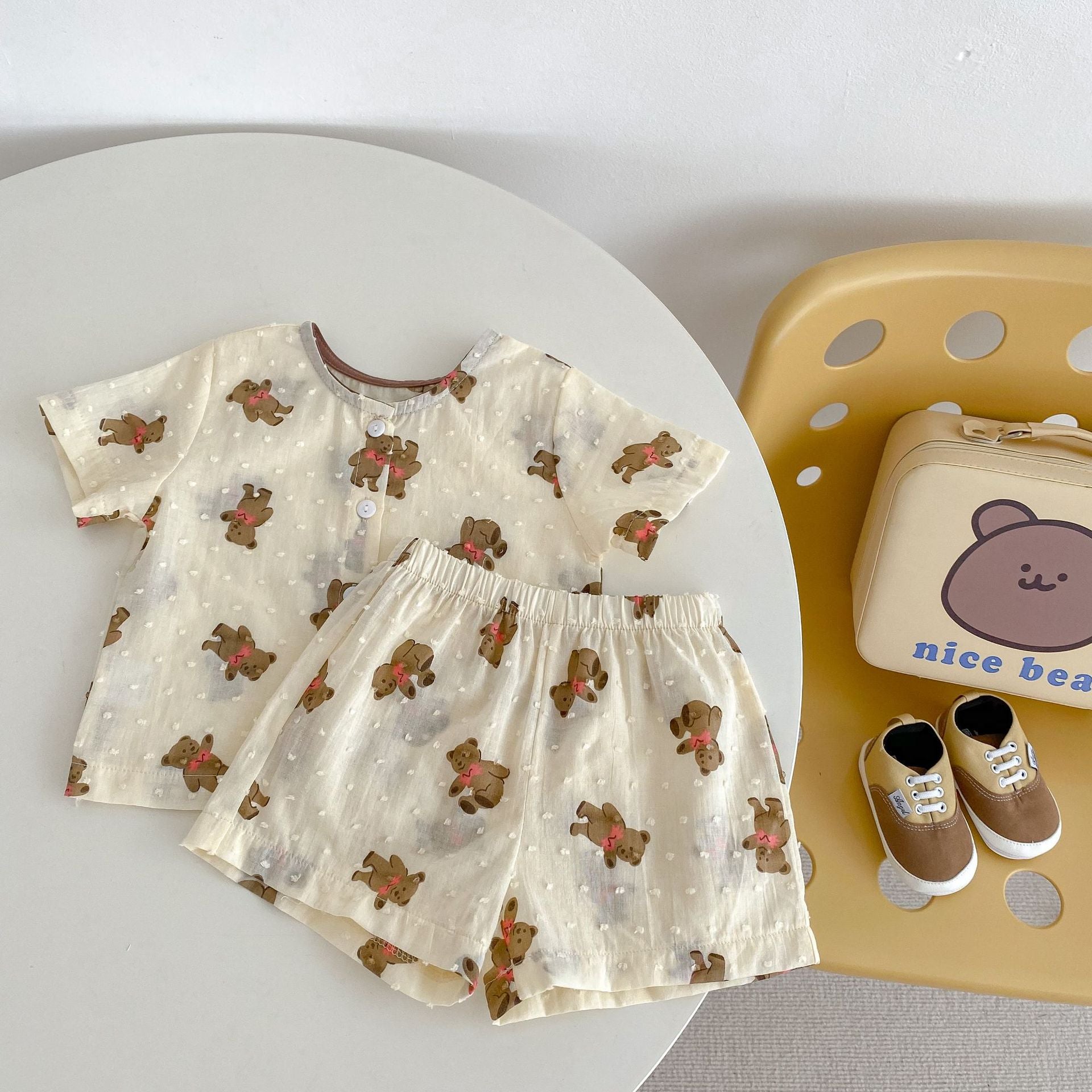 【BABY】 テディベアセットアップ CawaKomostore