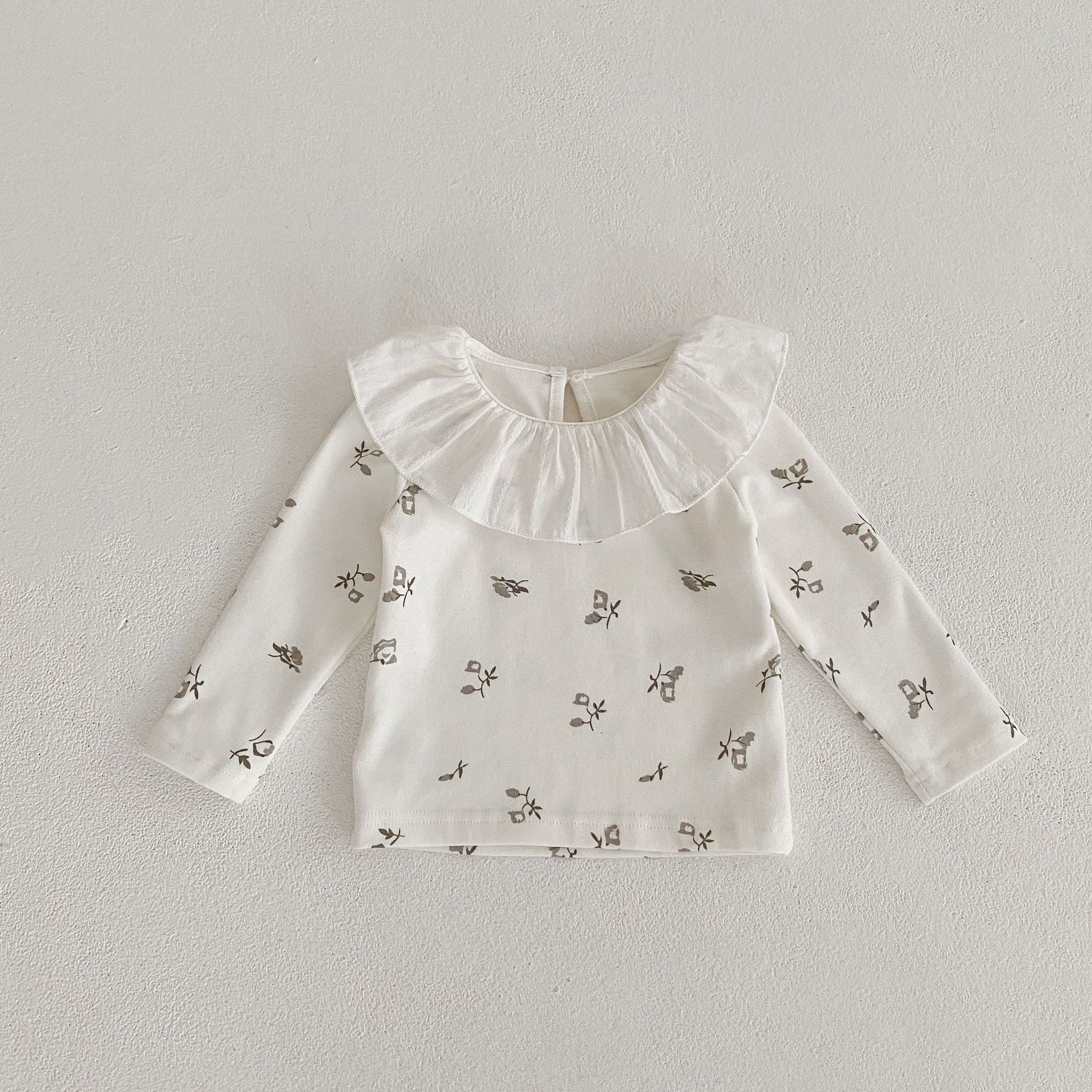 【BABY】フリル 2style ロングティ Plain / Flower CawaKomostore