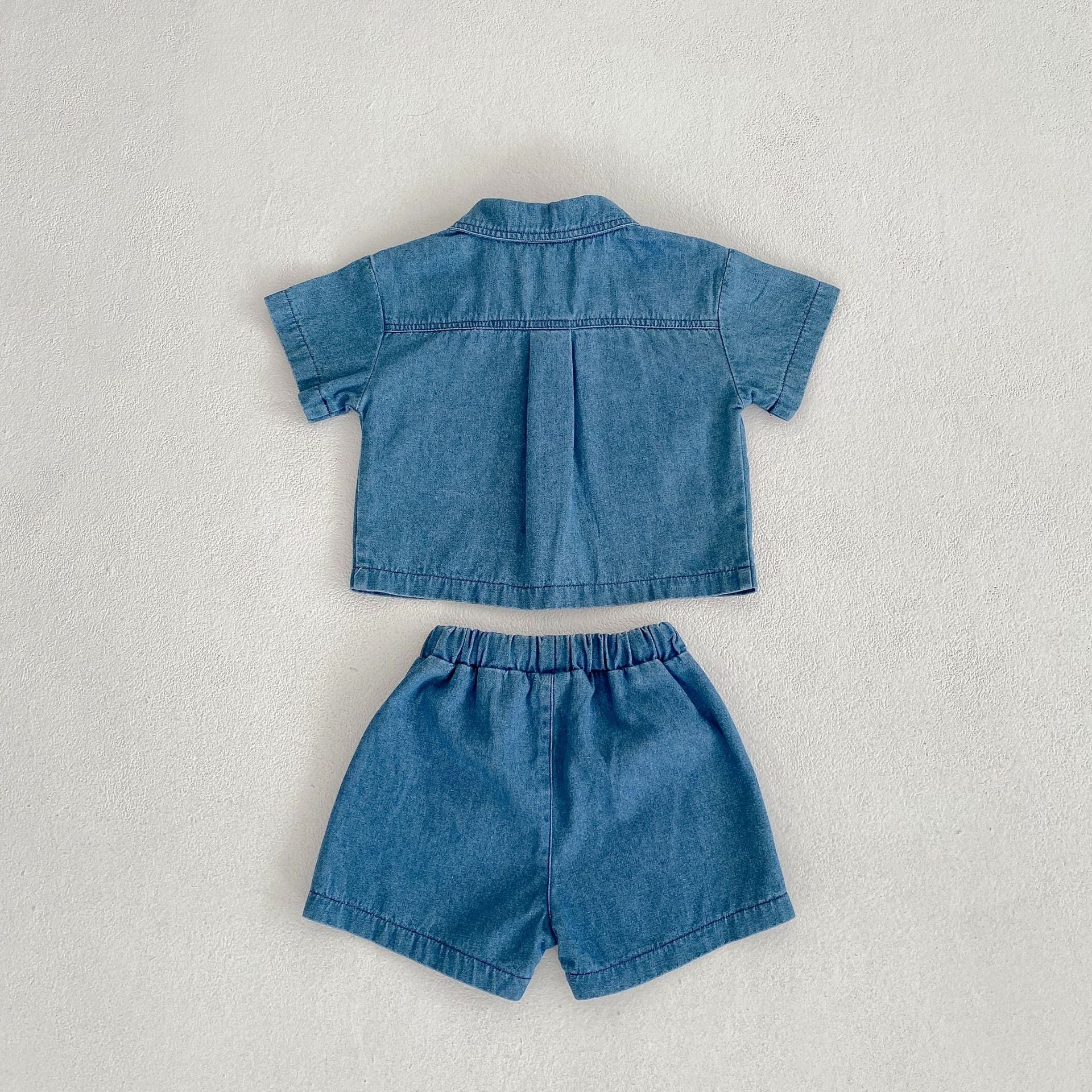 【BABY】4pockets ショートデニムセットアップ CawaKomostore
