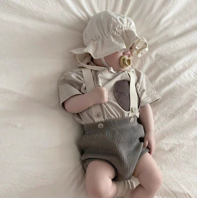 【BABY】サスペンダー付きリブブルマ CawaKomostore