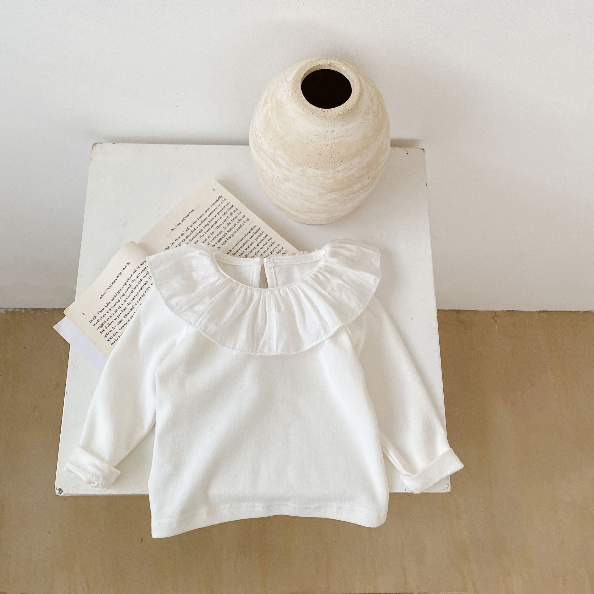 【BABY】フリル 2style ロングティ Plain / Flower CawaKomostore