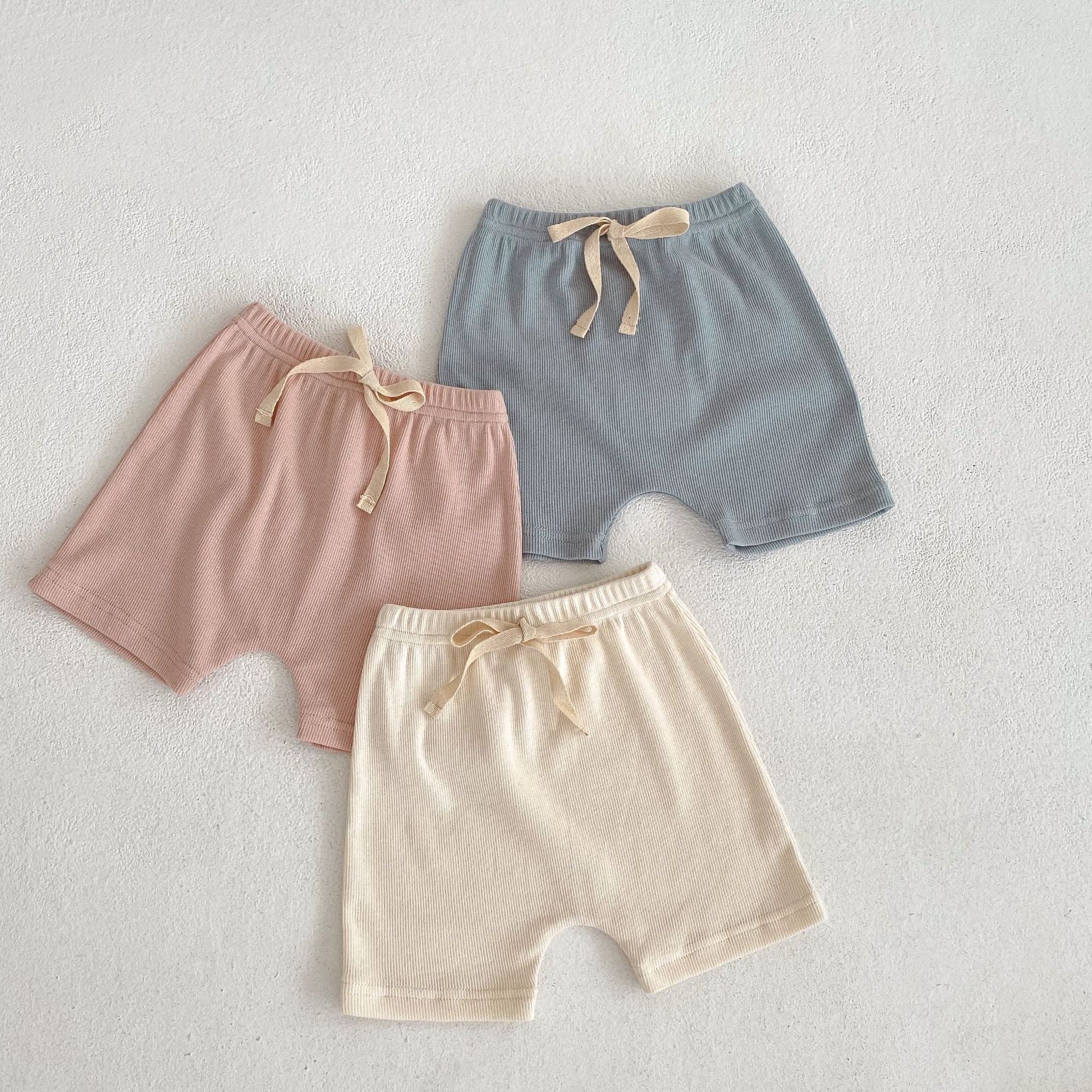 【BABY】コットンシンプルデザイン短パン CawaKomostore