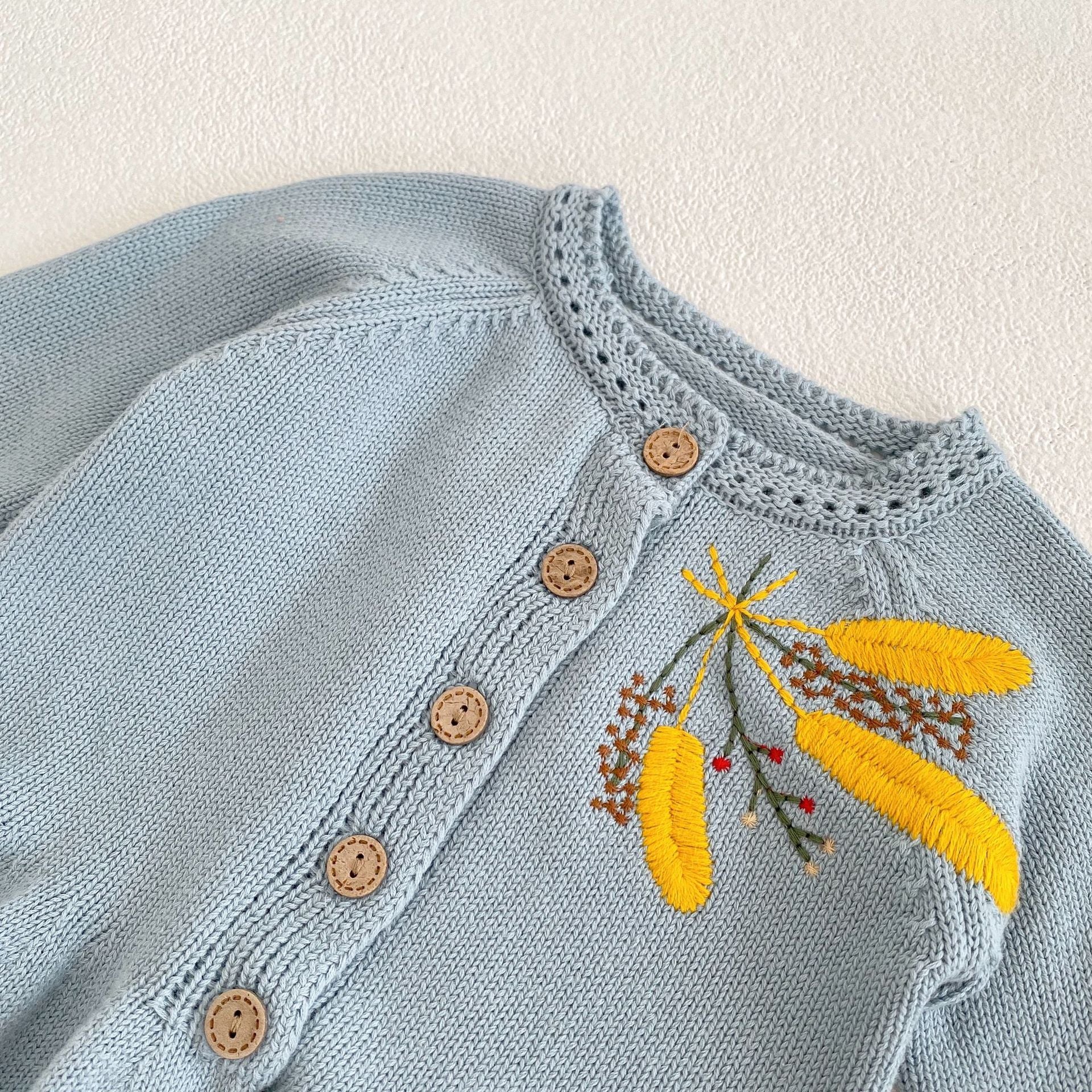 【BABY】アカシアカーディガン＋ボンネット CawaKomostore