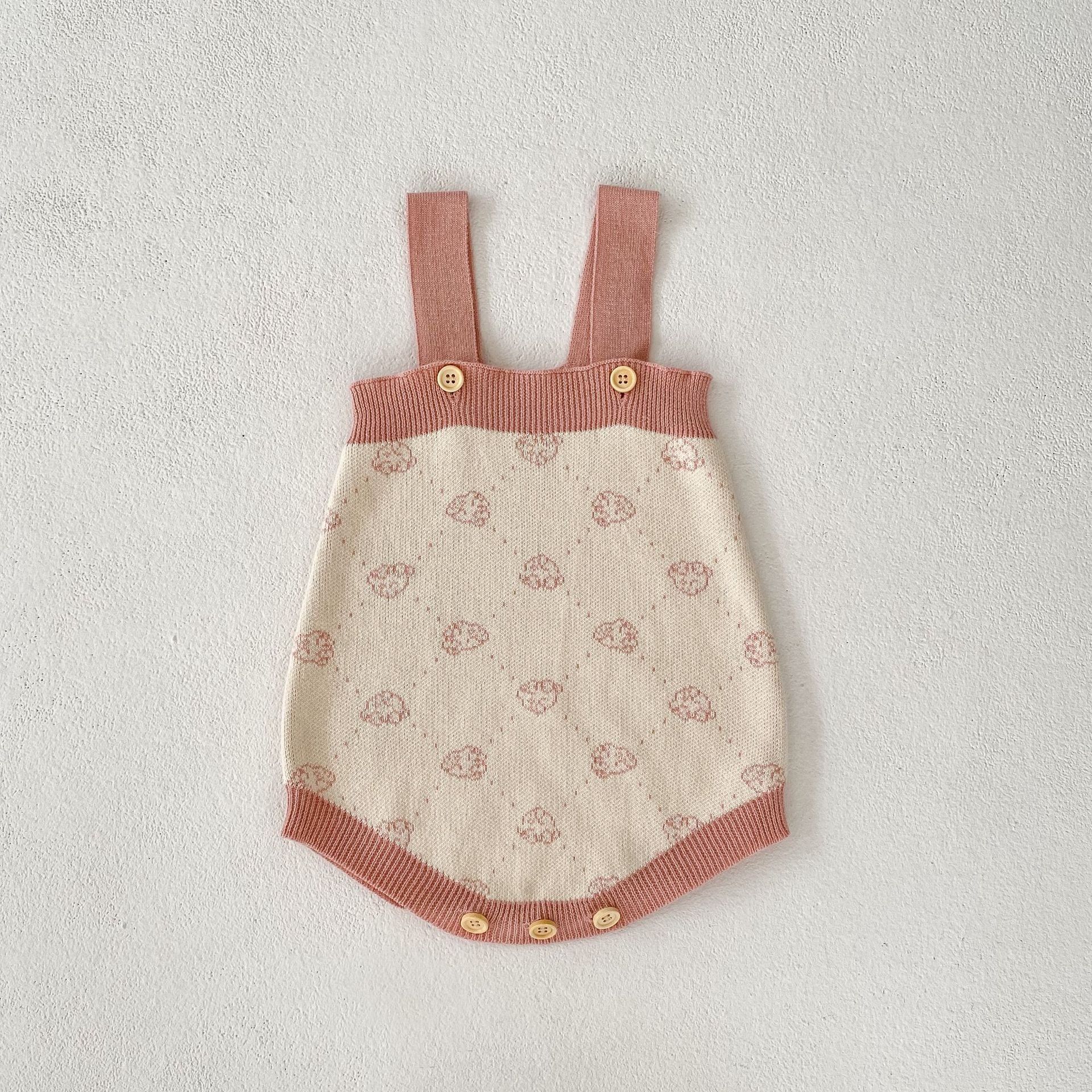 【BABY】トレンドピンクカーディガン/サロペット CawaKomostore