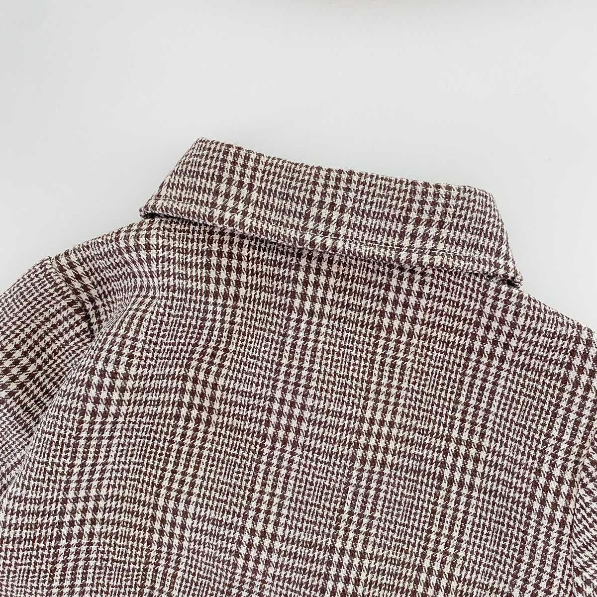 【BABY】グレンチェック ロンパース CawaKomostore