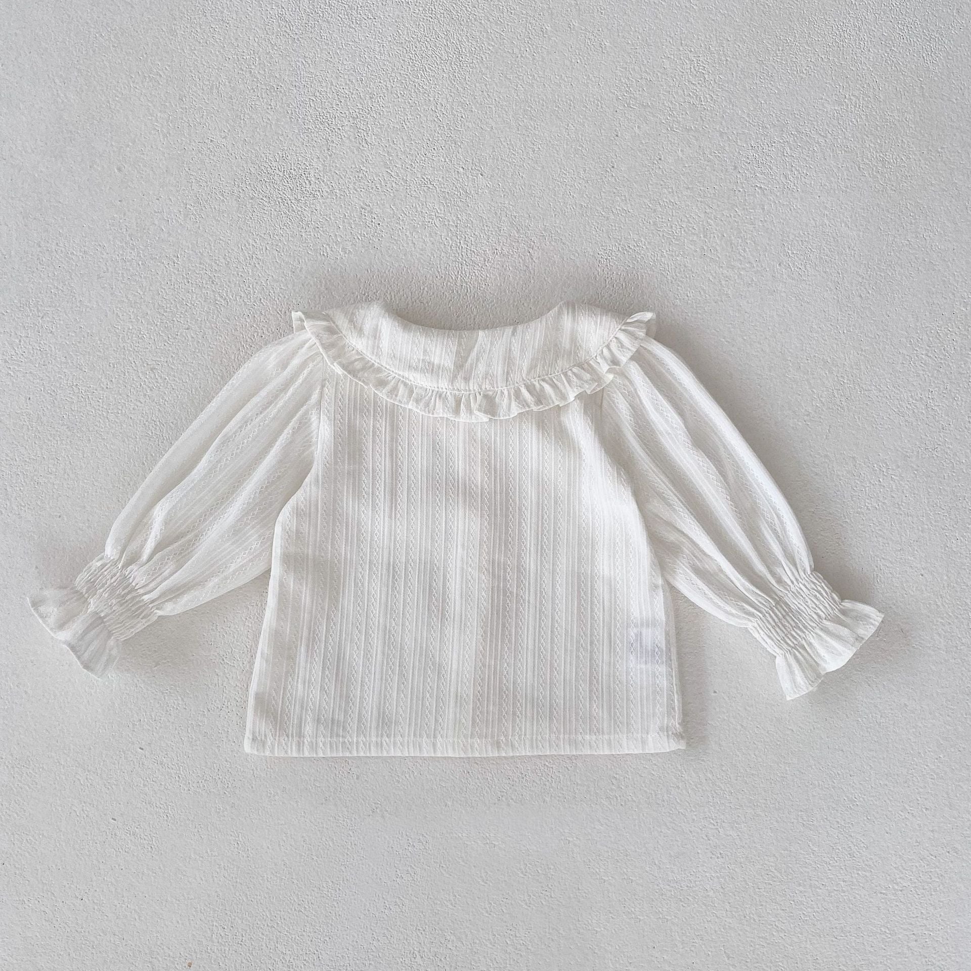 【BABY】ホワイトブラウス ＆ フラワーブルマ CawaKomostore