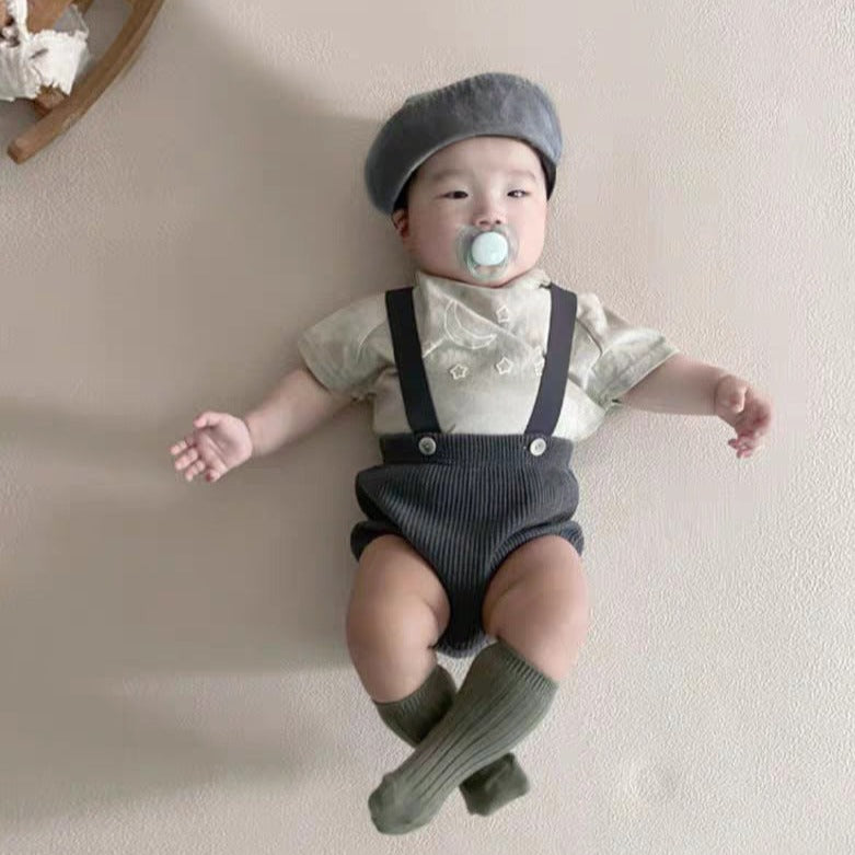 【BABY】サスペンダー付きリブブルマ CawaKomostore