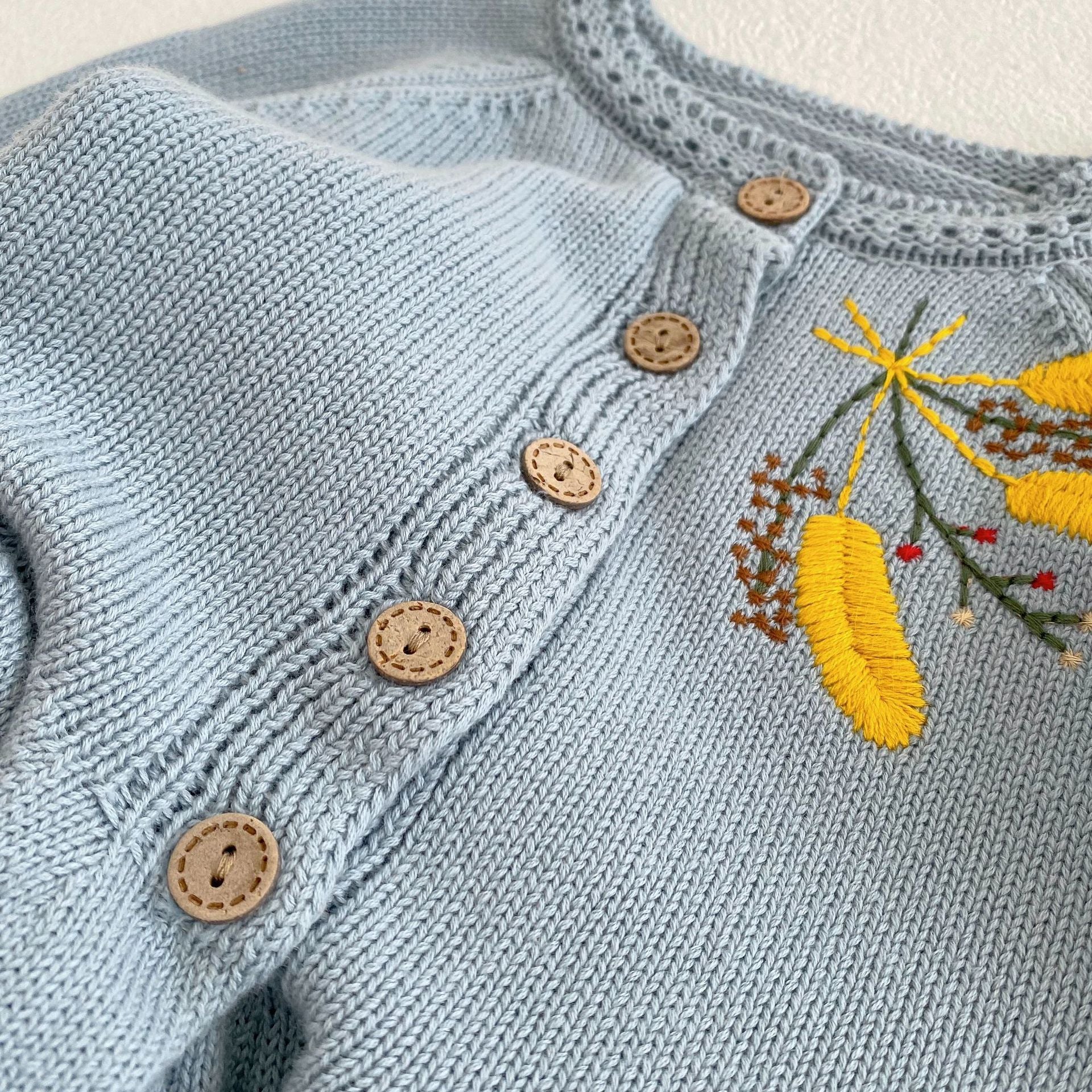 【BABY】アカシアカーディガン＋ボンネット CawaKomostore