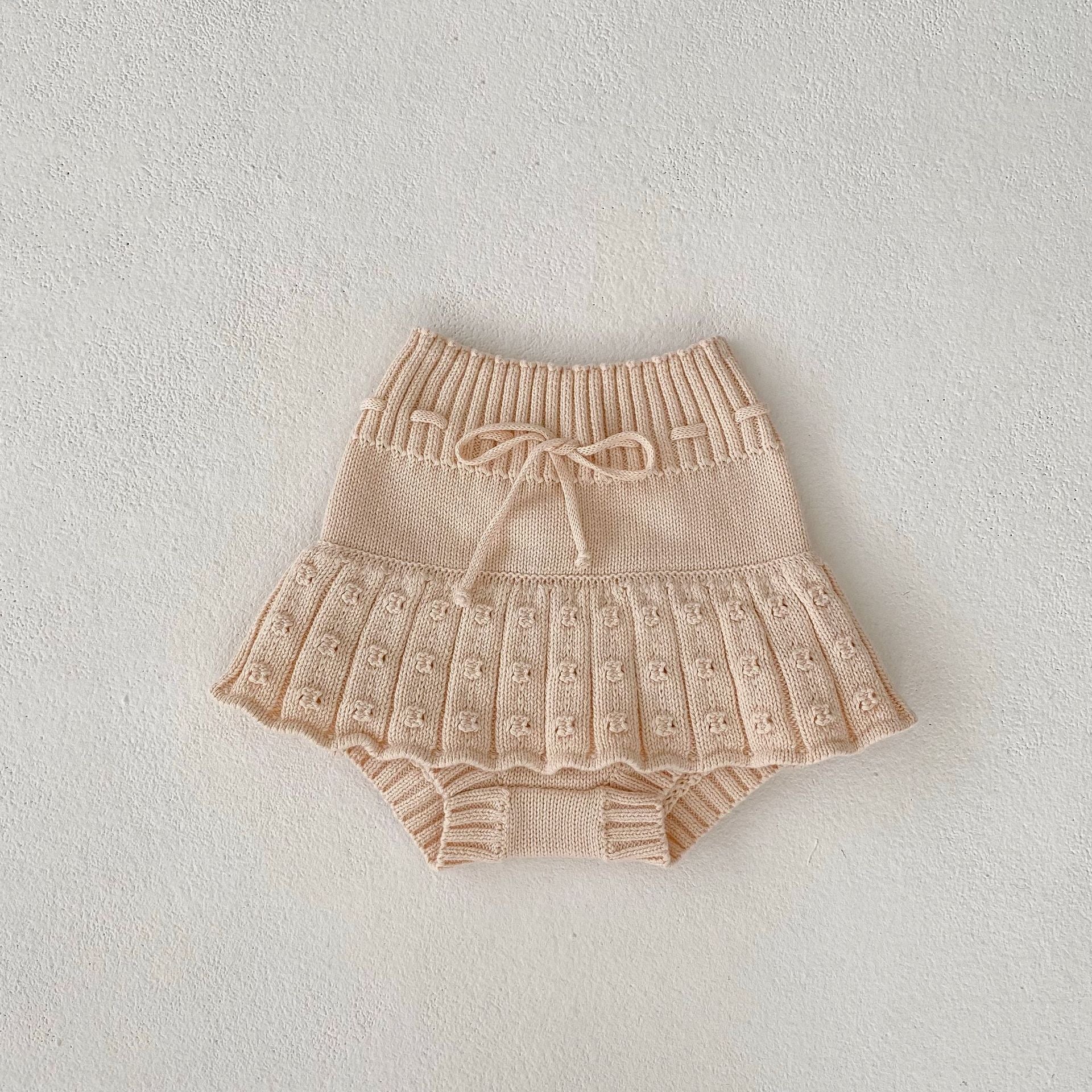【BABY】ストライプカーディガン＆フリルブルマ　 CawaKomostore