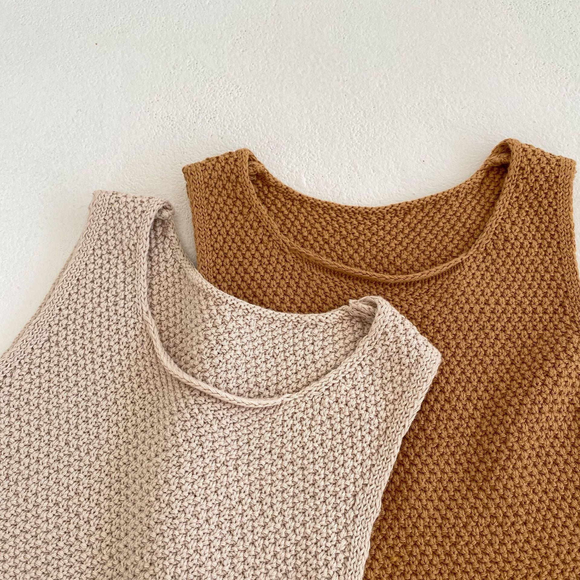 【BABY】Plain Pattern Knit Set Up CawaKomostore