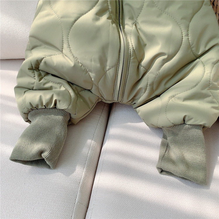 【BABY】キルティングBEARジャンパースーツ CawaKomostore