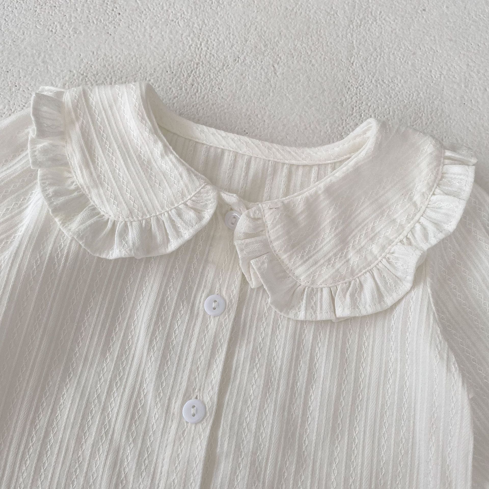 【BABY】ホワイトブラウス ＆ フラワーブルマ CawaKomostore