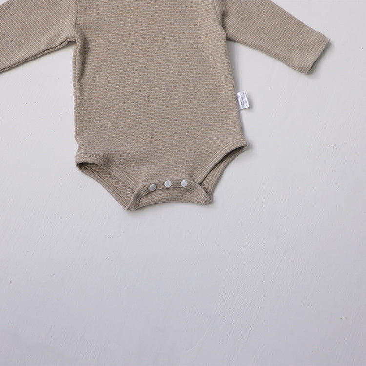 【BABY】シンプル無地・ボーダー　ロンパース / ボトムス/帽子 CawaKomostore