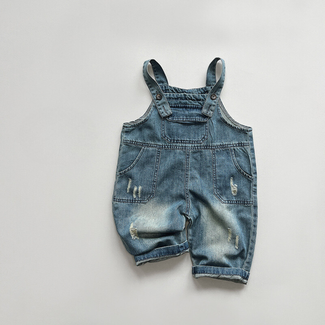 【BABY】ダメージデニムオーバーオール CawaKomostore
