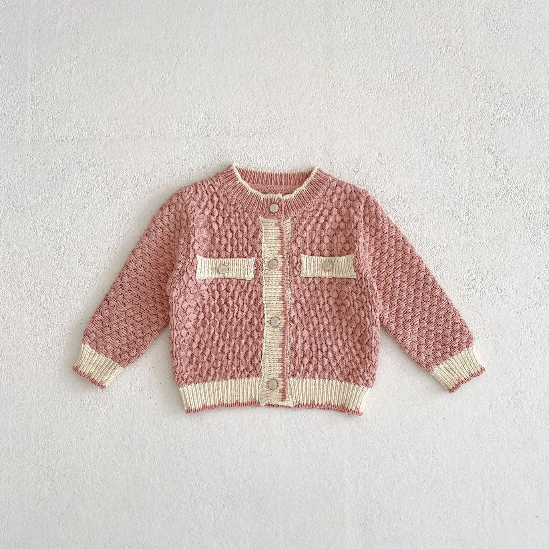 【BABY】ぽこぽこニットカーディガン / サロペット CawaKomostore