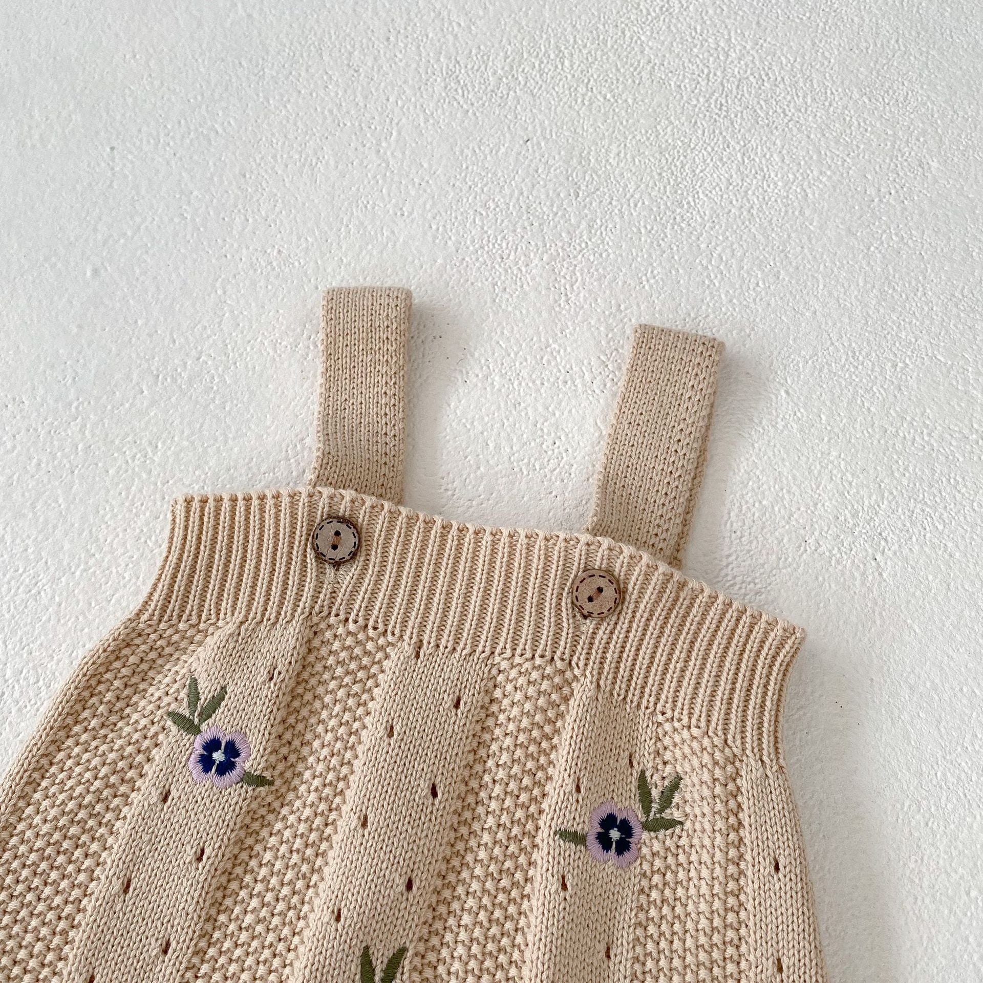 【BABY】 デザインニットフラワーカーディガン/サロペット CawaKomostore