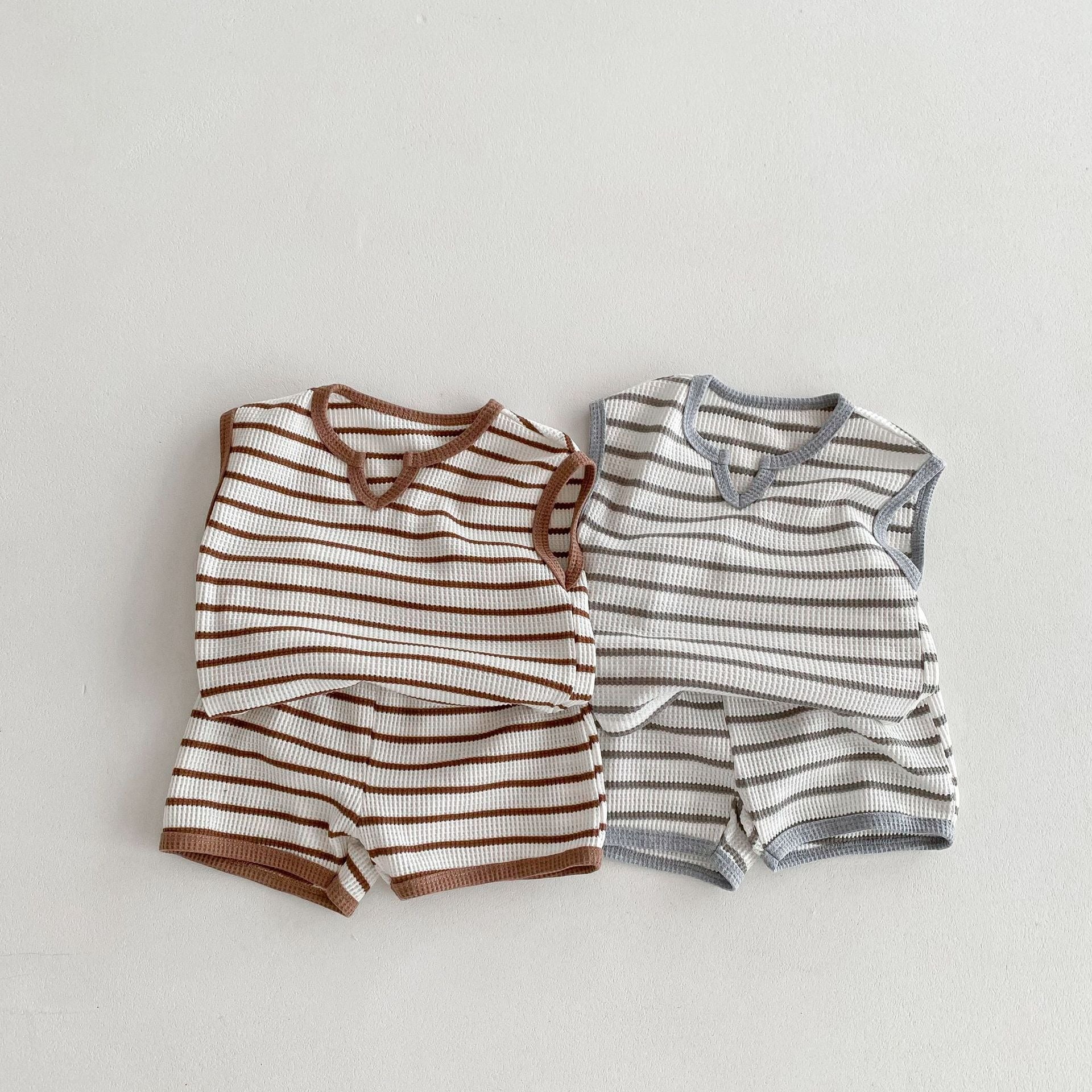 【BABY】ボーダータンクトップ セットアップ CawaKomostore