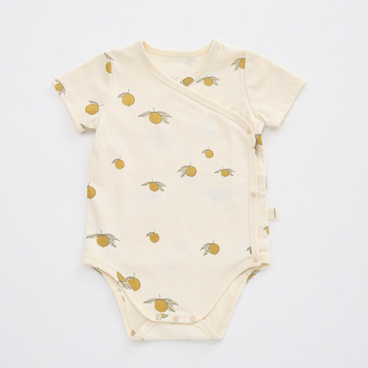 【BABY】総柄デザイン半袖肌着ロンパース 8style CawaKomostore