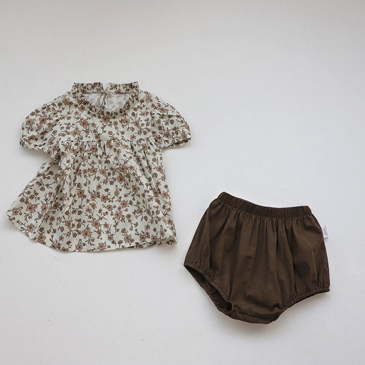 【BABY】小花柄コットン柄セットアップ CawaKomostore