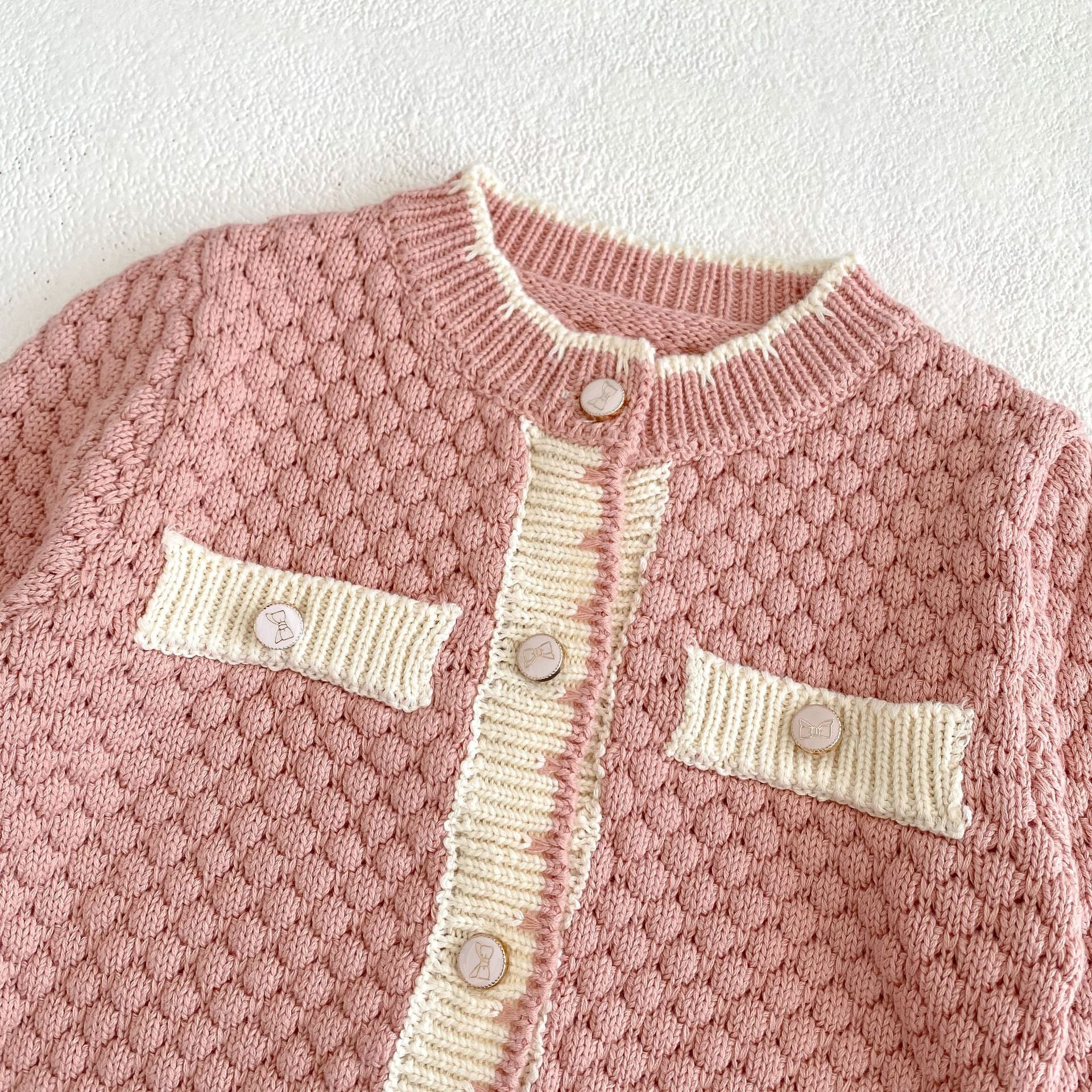 【BABY】ぽこぽこニットカーディガン / サロペット CawaKomostore