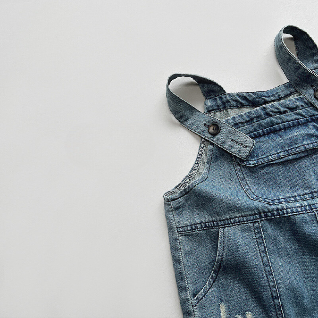 【BABY】ダメージデニムオーバーオール CawaKomostore