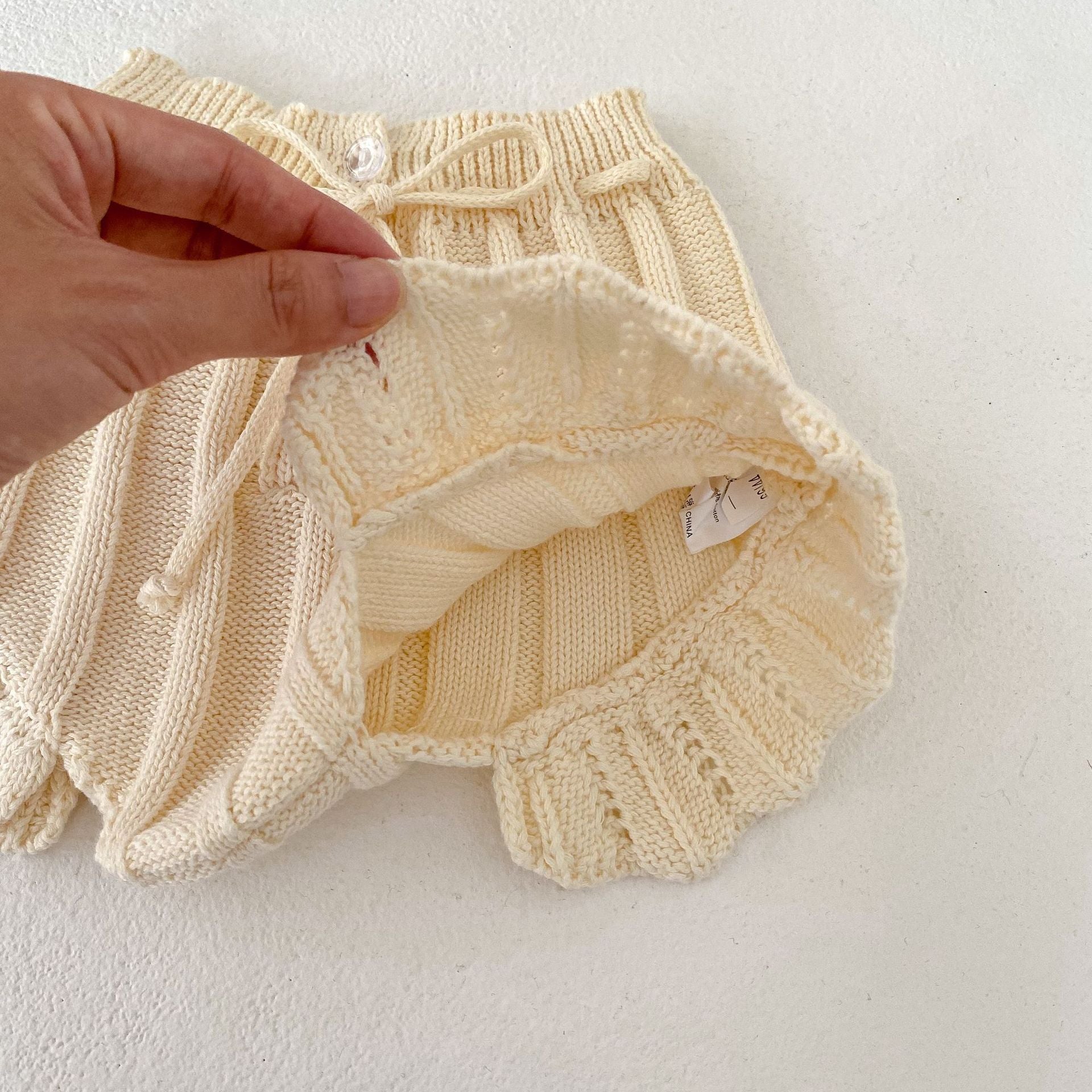 【BABY】オフホワイトストライプブルマ CawaKomostore