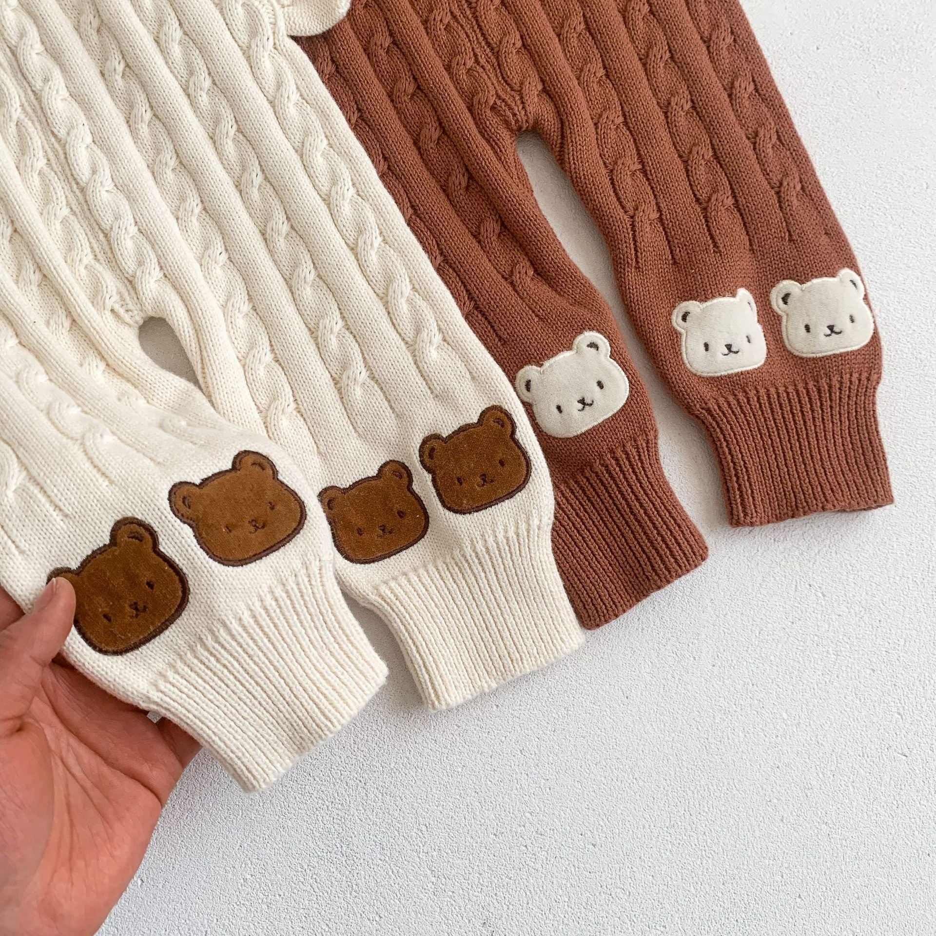【BABY】クマ柄ボーダーセーター＆レギンス CawaKomostore