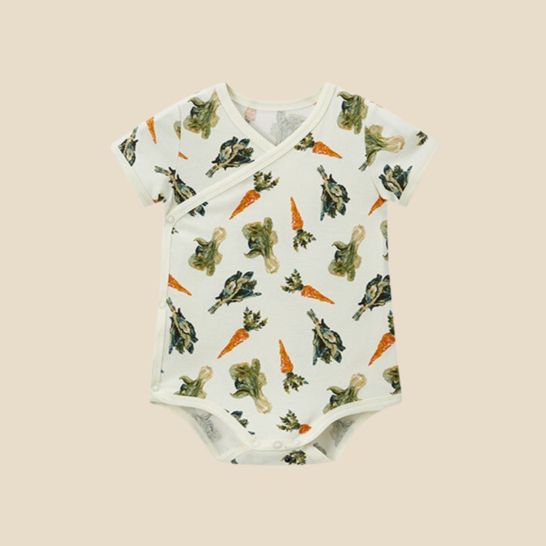 【BABY】アニマル総柄デザイン プリントロンパース CawaKomostore