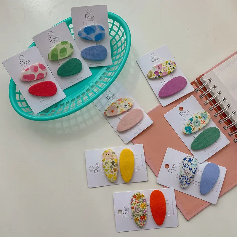 【ヘアアクセサリー】カワイイカラフルヘアピン・3点セット CawaKomostore