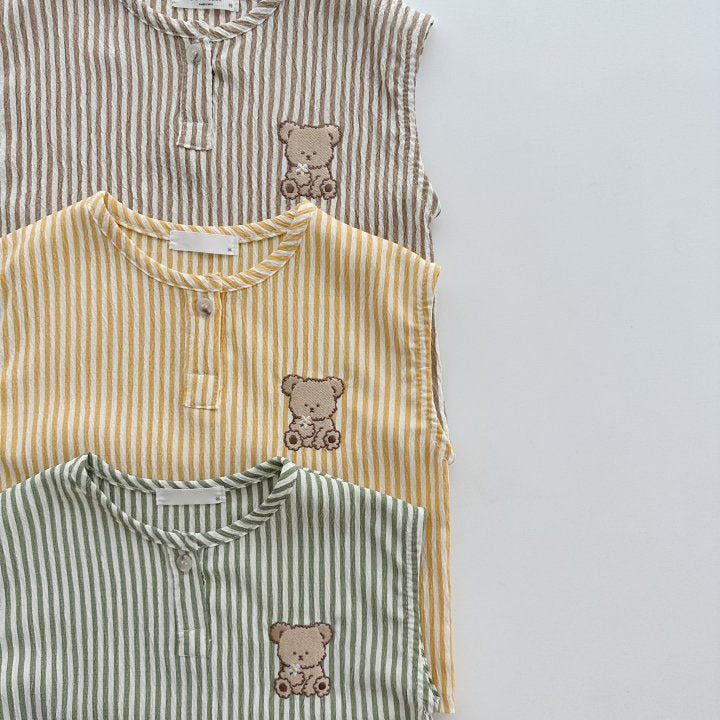 【BABY】ストライプTシャツ×ボトムスセットアップ CawaKomostore