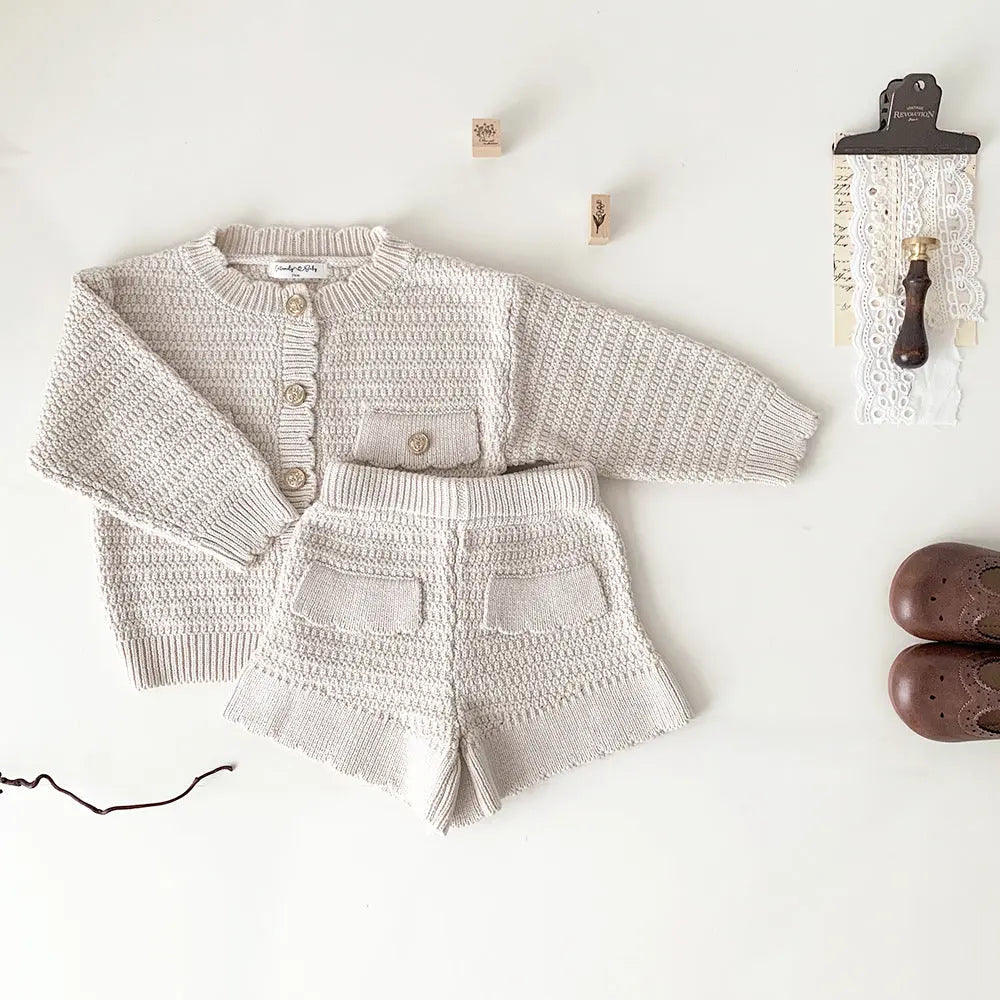 【BABY】ワンカラーポケ付きセットアップ - CawaKomostore