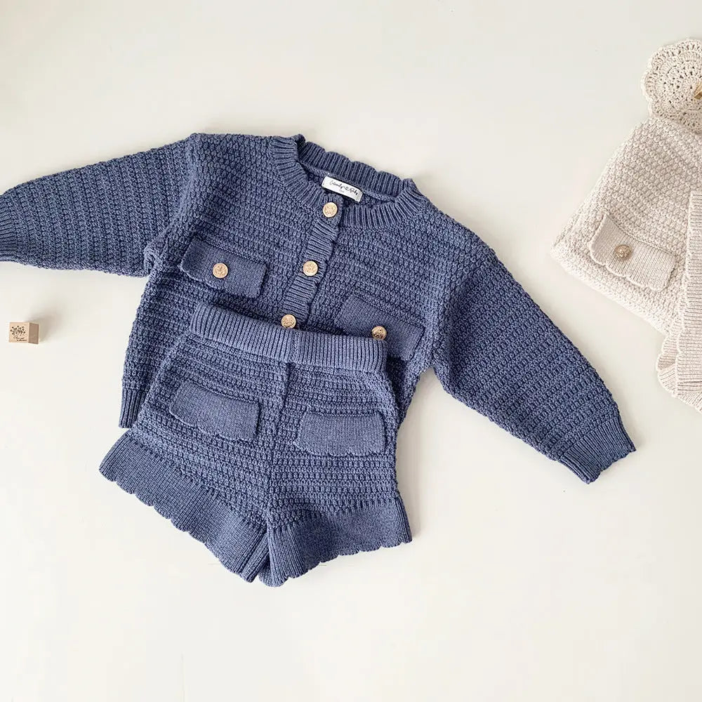 【BABY】ワンカラーポケ付きセットアップ - CawaKomostore