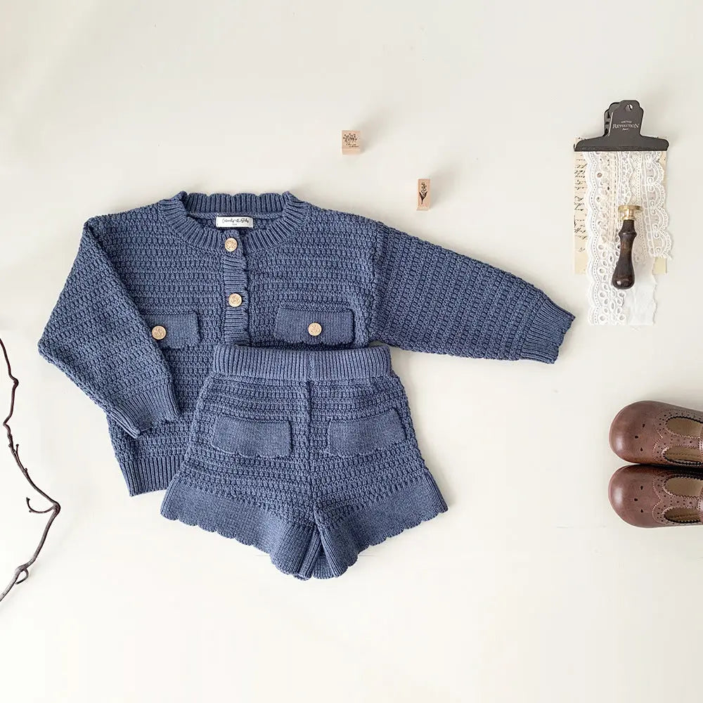 【BABY】ワンカラーポケ付きセットアップ - CawaKomostore